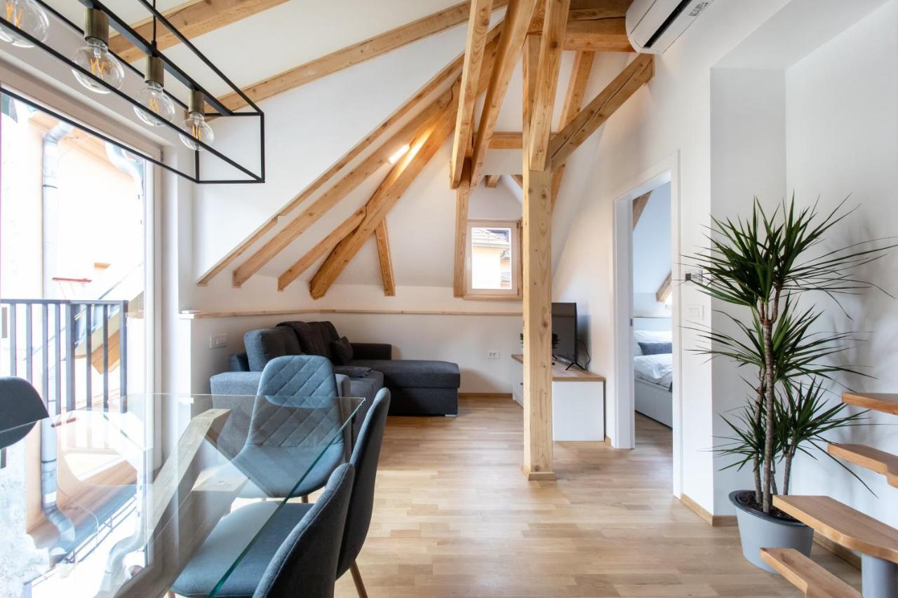 Bright & Spacious Loft In The Heart Of Old Town Lubiana Esterno foto