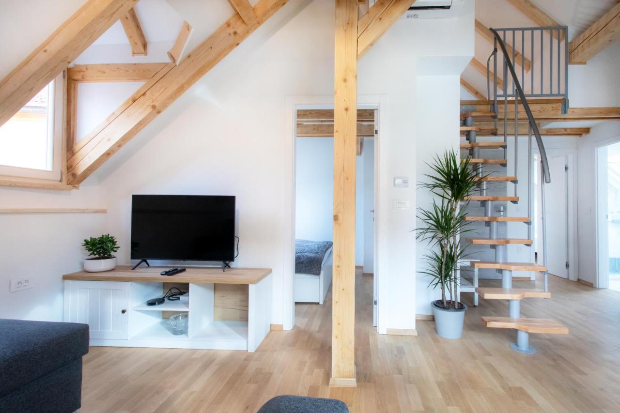 Bright & Spacious Loft In The Heart Of Old Town Lubiana Esterno foto